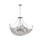 Cwi Lighting Jasmine 8 Light Down Chandelier With Chrome Finish 8041P20C-S - alternate 7